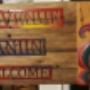hand made welcome sign hand made welcome sign