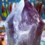 Large Amethyst that stands up with cut base Large Amethyst that stands up with cut base