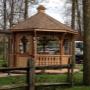 Gazebo Québec - Modèle Le Sutton - 8 cotés - 12' de diamètre - en cèdre rouge canadien et toiture en bardeaux Gazebo Québec - Modèle Le Sutton - 8 cotés - 12' de diamètre - en cèdre rouge canadien et toiture en bardeaux