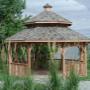 Gazebo Québec - Le Massif - 8 cotés - 16' de diamètre - Gazebo du réservoir de Chambly - Fabriqué en cèdre rouge Gazebo Québec - Le Massif - 8 cotés - 16' de diamètre - Gazebo du réservoir de Chambly - Fabriqué en cèdre rouge
