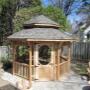 Gazebo Québec - Le Orford - 8 cotés - 12' de diamètre - Abris fabriqué en cèdre rouge canadien Gazebo Québec - Le Orford - 8 cotés - 12' de diamètre - Abris fabriqué en cèdre rouge canadien