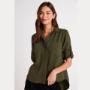 The split back button down is a signature favourite designed with front buttons, two chest pockets, roll tab sleeves, and a split back detail. This versatile top will surely become a staple in your wardrobe! The split back button down is a signature favourite designed with front buttons, two chest pockets, roll tab sleeves, and a split back detail. This versatile top will surely become a staple in your wardrobe!