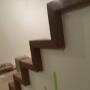 Waterfall stairs with side wrap and return Waterfall stairs with side wrap and return