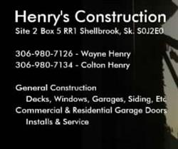 Henry's Construction