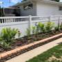 white picket top fence white picket top fence