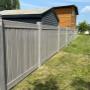 Coastal Cedar semi private vinyl fence Coastal Cedar semi private vinyl fence