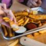 FISH & CHIPS - Cod with our legendary batter, or pan seared with or without Cajun spices. Served with natural cut fries, tartar sauce and a lemon wedge. FISH & CHIPS - Cod with our legendary batter, or pan seared with or without Cajun spices. Served with natural cut fries, tartar sauce and a lemon wedge.