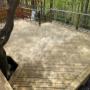 Deck restoration (cleaned prepped for staining) Deck restoration (cleaned prepped for staining)