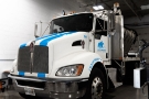 just for snow branded salt truck for salting services just for snow branded salt truck for salting services